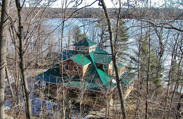 Mountain Cottage Front Aerial