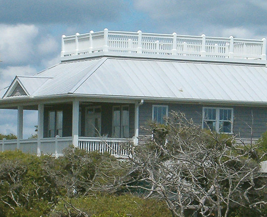 Porches Cottage Roof Deck Front Right